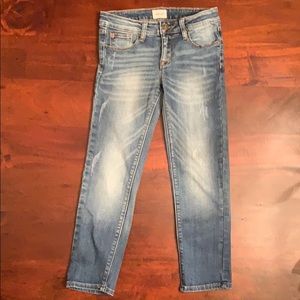 Girls Hudson Cropped Jeans Size 10